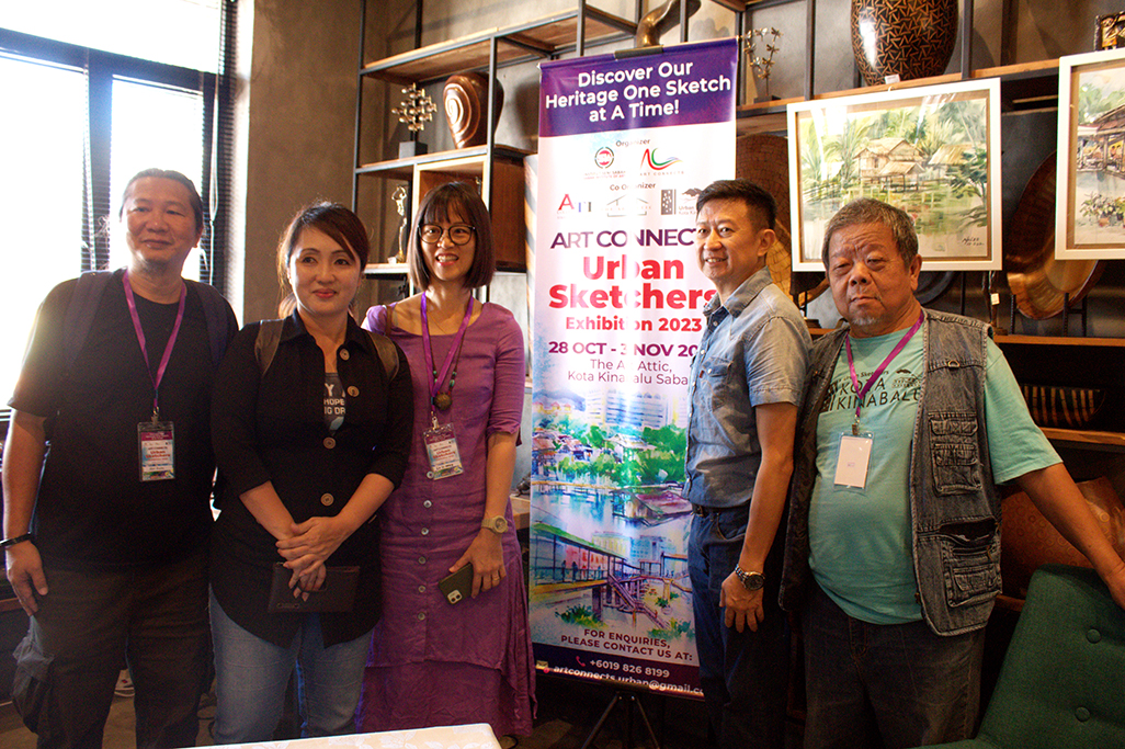 The Art Connects Urban Sketch Exhibition 2023 Opening Ceremony - Sabah