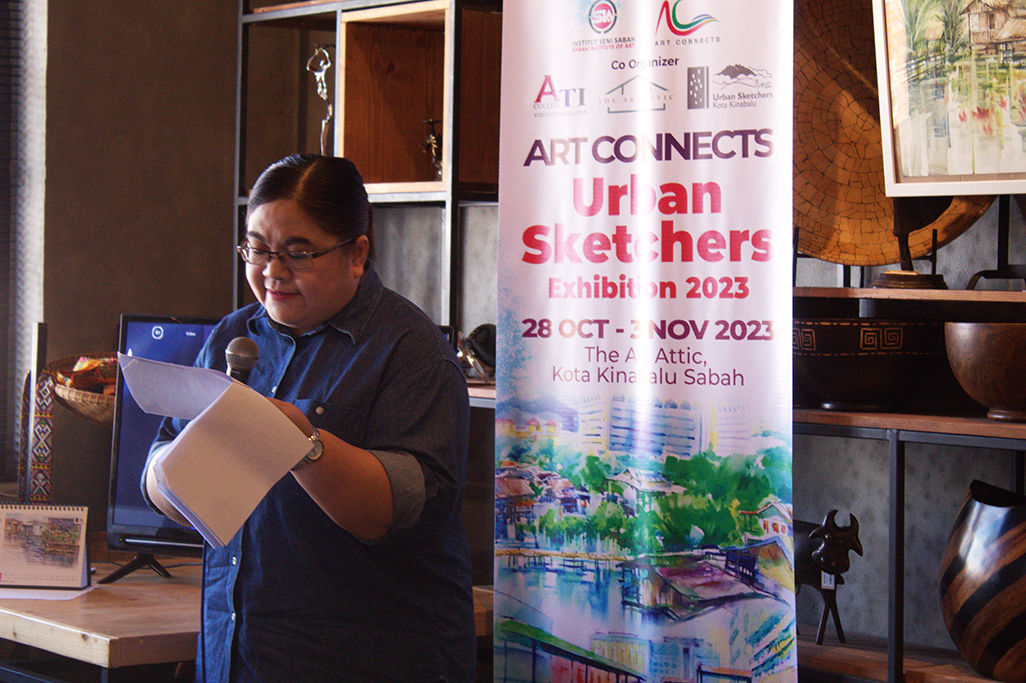 The Art Connects Urban Sketch Exhibition 2023 Opening Ceremony - Sabah